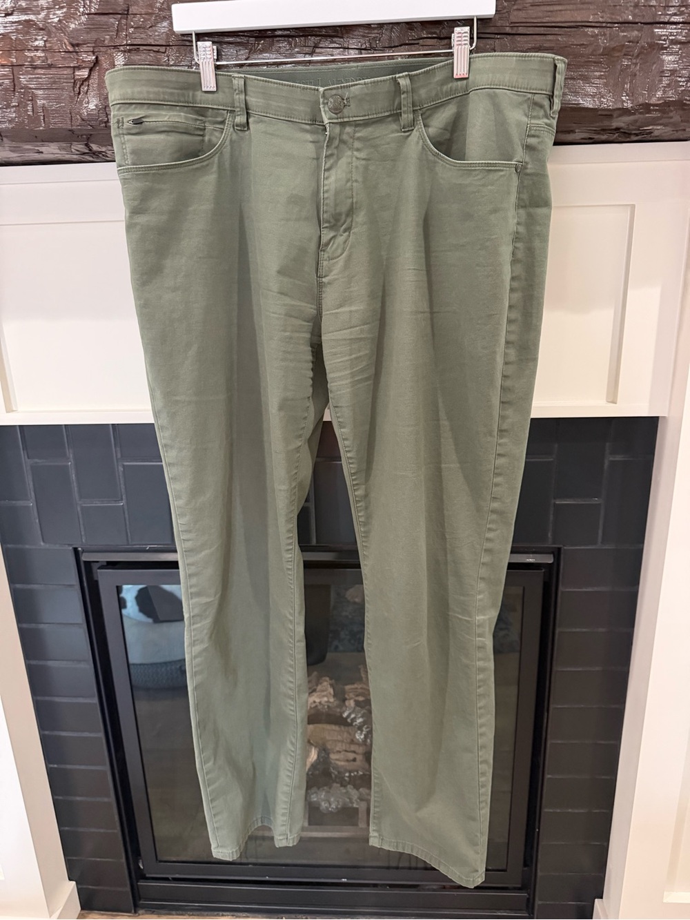 English Laundry Men’s 40x34 Olive Green 5-Pocket Stretch Pants